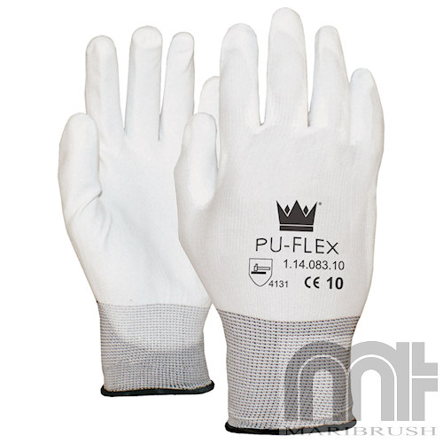 Handschoen PU-Flex wit XL maat 10