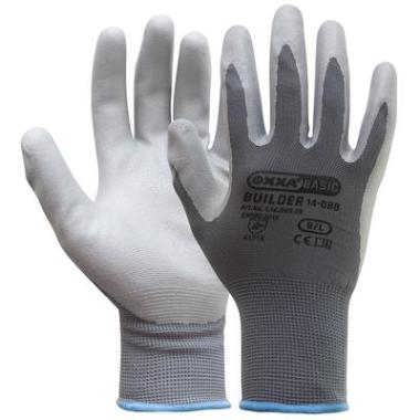 Handschoen nitril foam nylon grs CAT2 Large