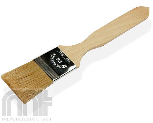 Kwast plat dun hout 35mm (spalter) breed - 1.5"